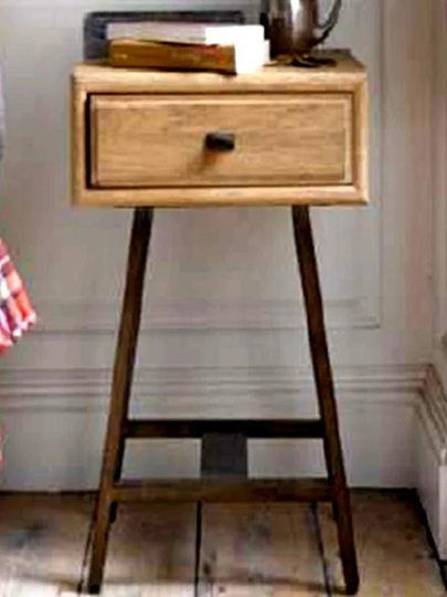 Dow Side Table with Storage