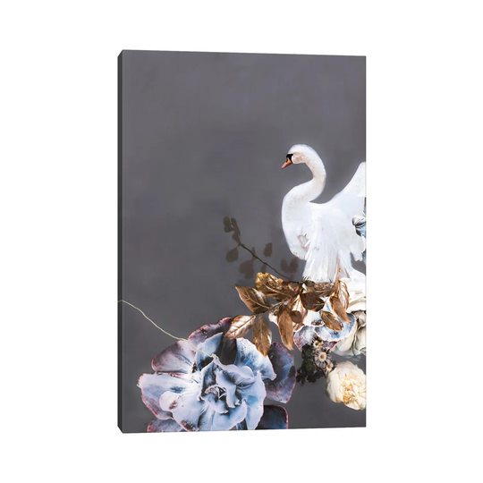 Swan Gold II by - Painting on