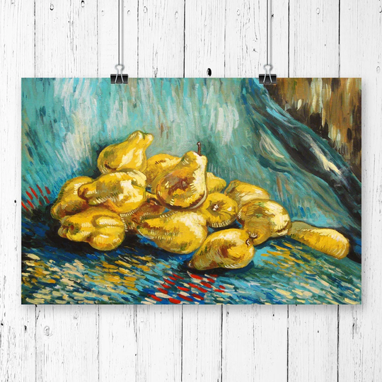 'Pears' by Vincent Van Gogh Painting Print