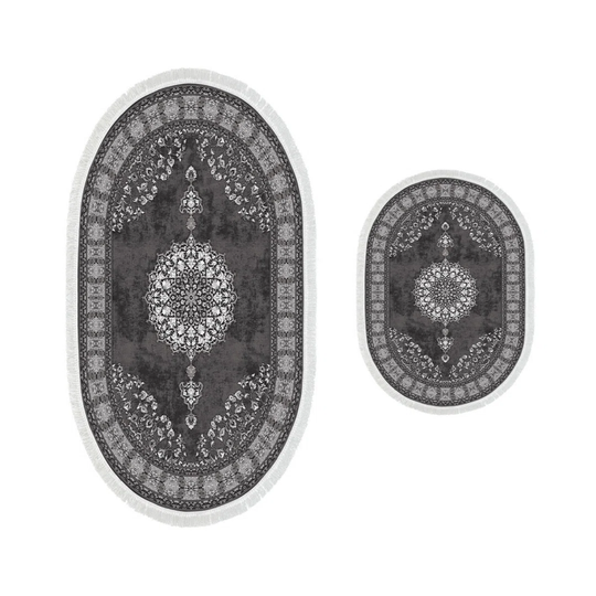 Flannagan 2 Piece set Rechtangle Bath Mat