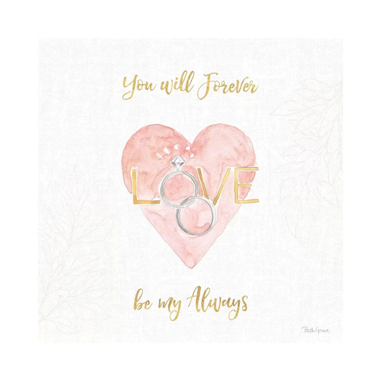 All You Need is Love XI by Beth Grove - Wrapped Canvas Graphic Art