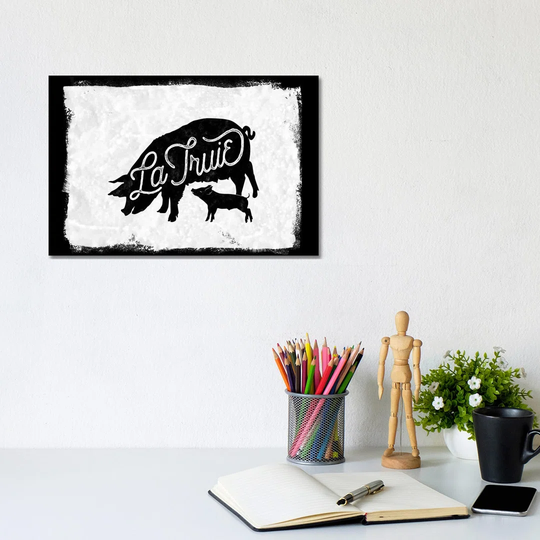 La Truie by 33 Broken Bones - Wrapped Canvas Art Prints