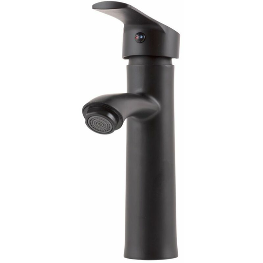 Basin Faucet Brass/Zinc, Black, Hot-Cold Water, Hoses, Low Spout, Single Lever [QLI-FA-SS01] (QLI-FA-SS01)