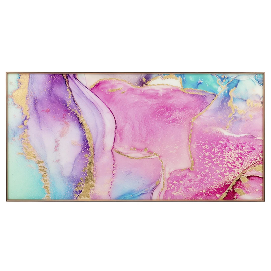 Abstract Glass - Floater Frame Graphic Art on Glass