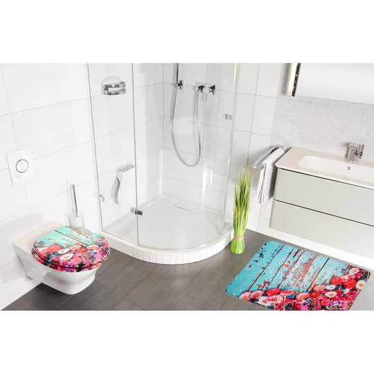 Spring Elongated Toilet Seat