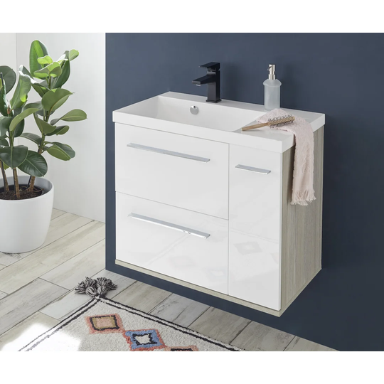 Asyia 700mm Wall Hung Single Vanity Unit