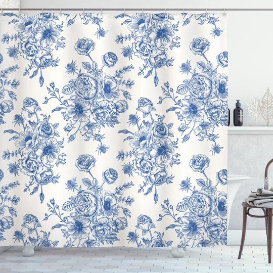 Beki Polyester Shower Curtain Set