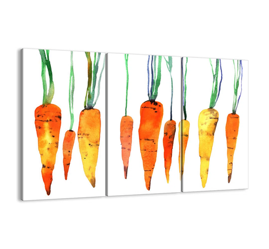 Beauty of the Ordinary - 3 Piece Unframed Graphic Art Print Set on Canvas