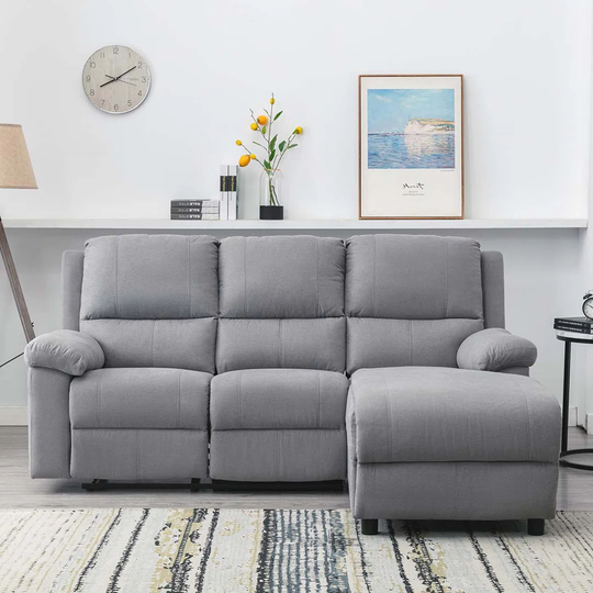 Hayder High Back Left Hand Facing Reclining Corner Sofa