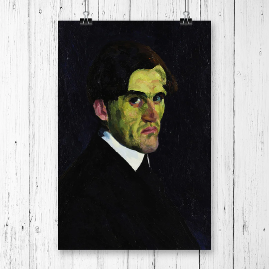 'Zaccaria Giacometti' by Giovanni Giacometti Printing Print