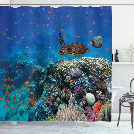 Boswall 13 Piece Polyester Shower Curtain Set