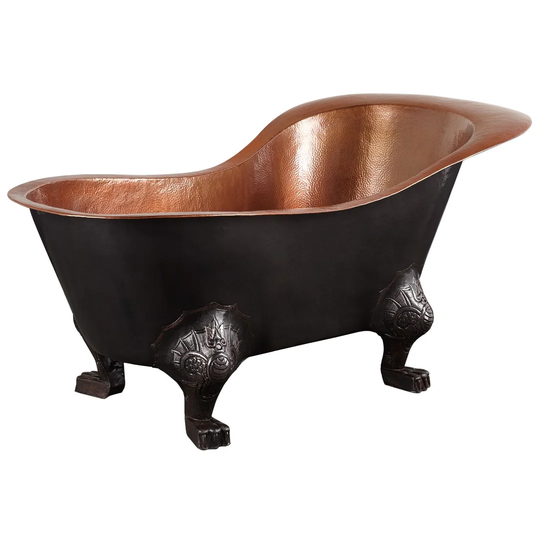 Style 1828 mm x 914 mm Clawfoot Single Ended Bathtub