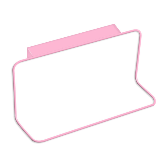 Cabinet Door Back Towel Holder Plastic Indented Towel Hanging Multi-purpose Kitchen Hanger Rack