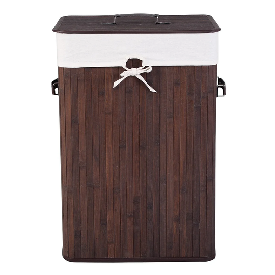 Bamboo Laundry Bin with Laundry Bag