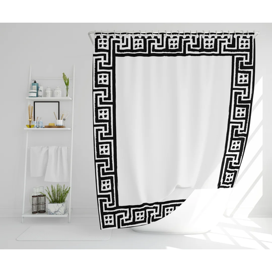 Norval Polyester Shower Curtain Set