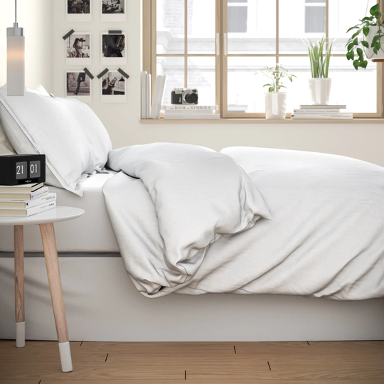 Adaliyah Cotton 144 TC Reversible Modern & Contemporary Duvet Cover Set