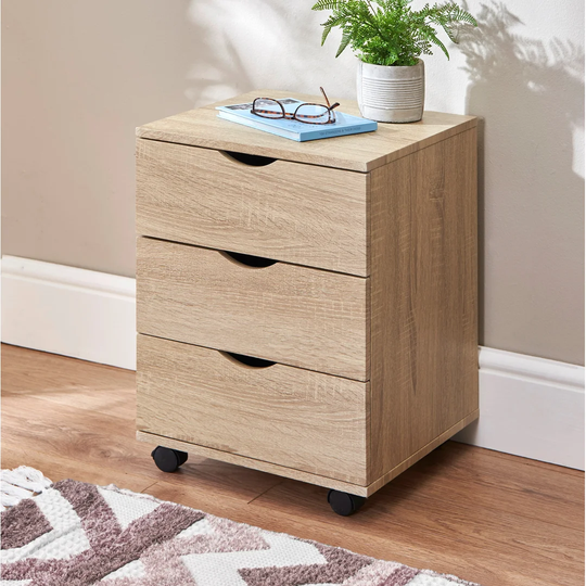Cottondale 3 Drawer Filing Cabinet