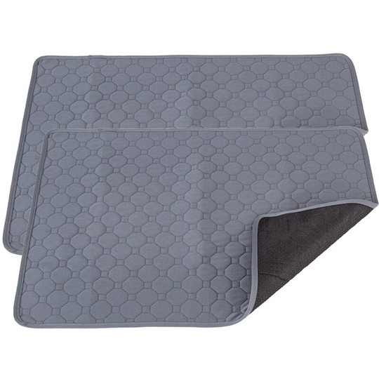 2X Dog Trainer Pads, Washable Puppy Potty Pads, Ultra Absorbent, Reusable Pads for Pets Training,L-100x72cm