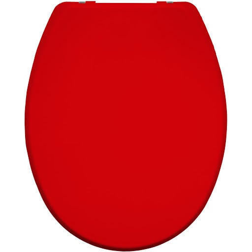 Bemis 2850CPT Buxton Ultra-Fix Round Chicago Red Toilet Seat