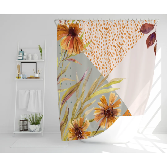 Litisha Polyester Shower Curtain