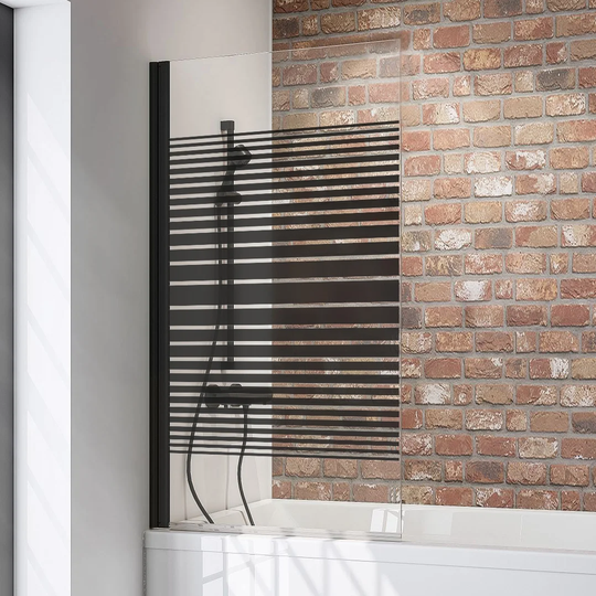Straight Glass Folding Bath Screen