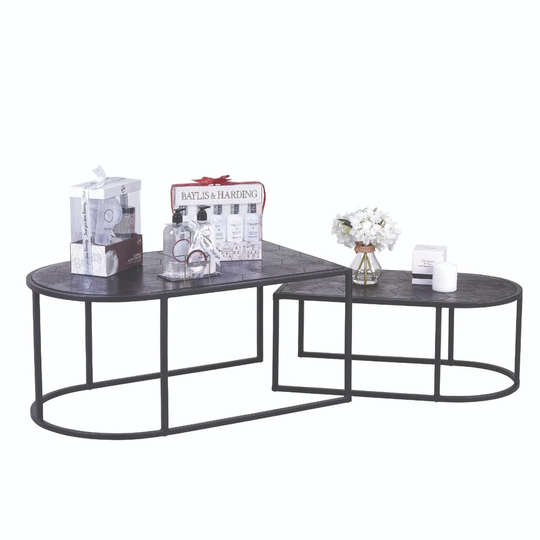 Blue City 2 Piece Nest of Tables