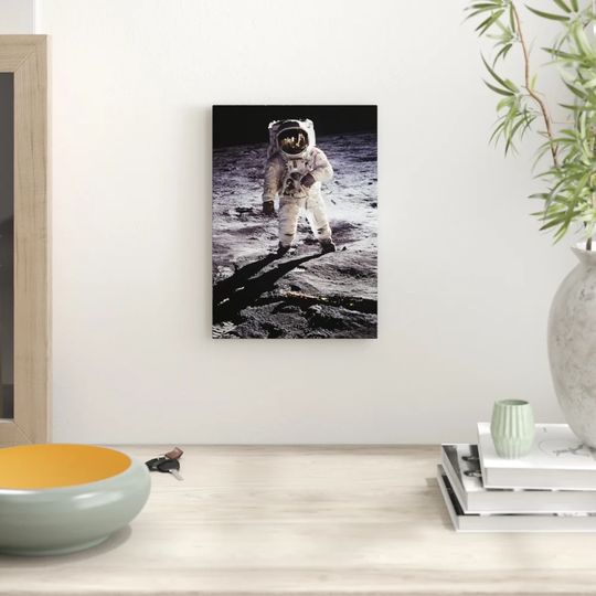 'Buzz Aldrin Moon Landing Space' Graphic Art