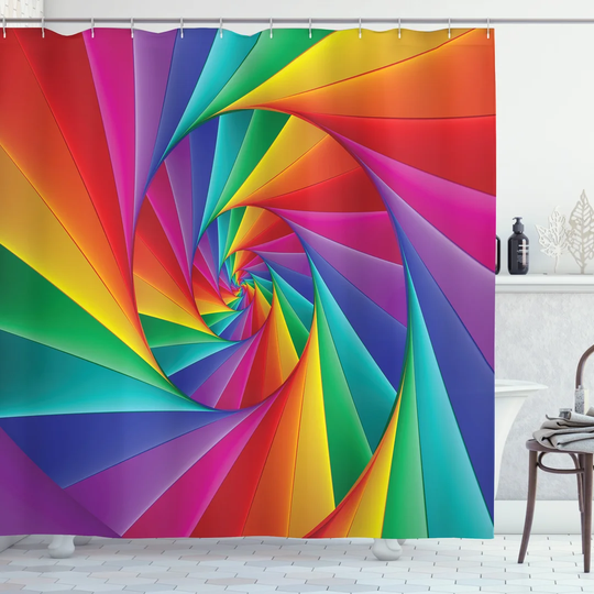 Blonnie 13 Piece Polyester Shower Curtain Set