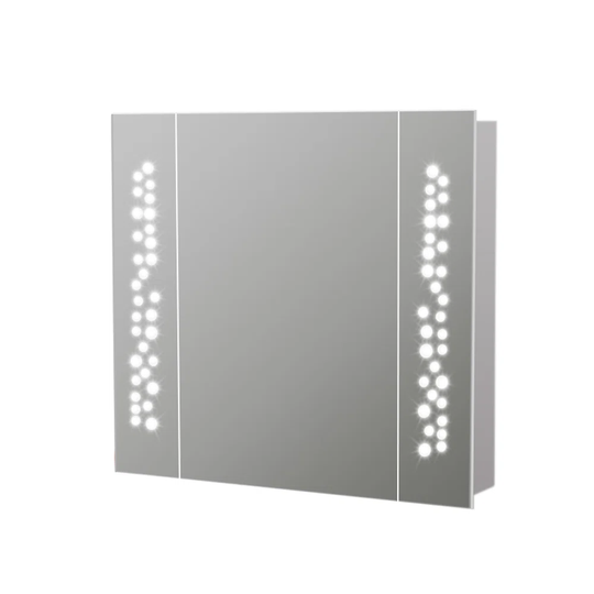 Imogen 65cm x 60cm Surface Mount Mirror Cabinet with LED Lighting