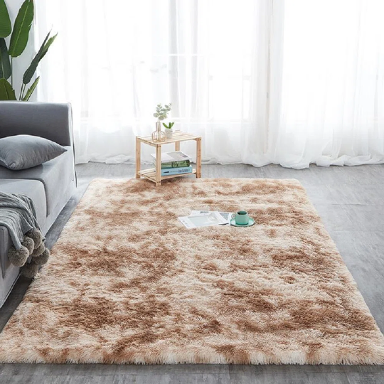 Nya Softness Fluffy Shaggy Beige Rug