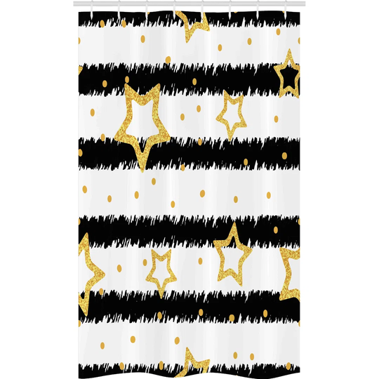 Heerad 8 Piece Polyester Shower Curtain Set + Hooks