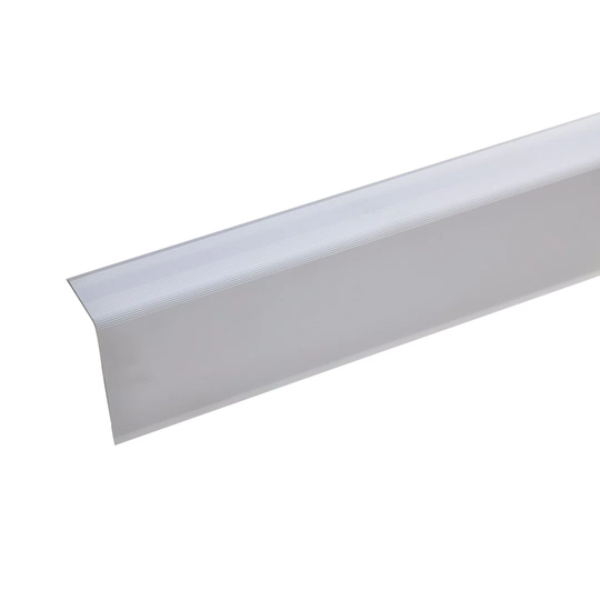 Abdul-Raheem Metal 5.2 cm Thick x 3 cm Wide x 135 cm Length Stair Nose in Silver