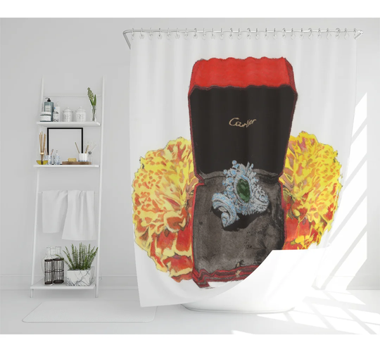 Quarterman Polyester Shower Curtain Set
