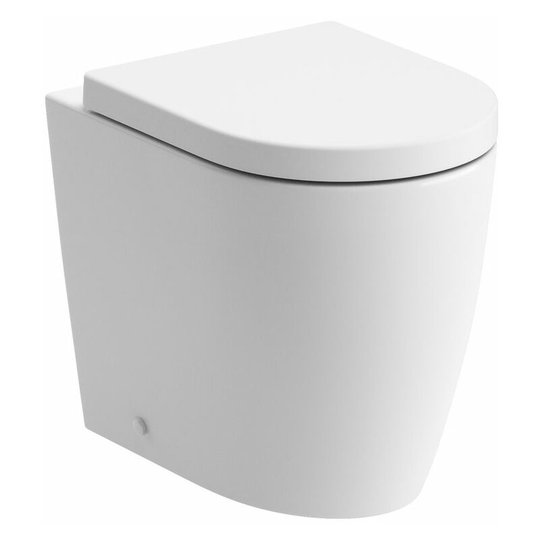 Signature Nazca Back to Wall Rimless Toilet 520mm Projection - Soft Close Seat