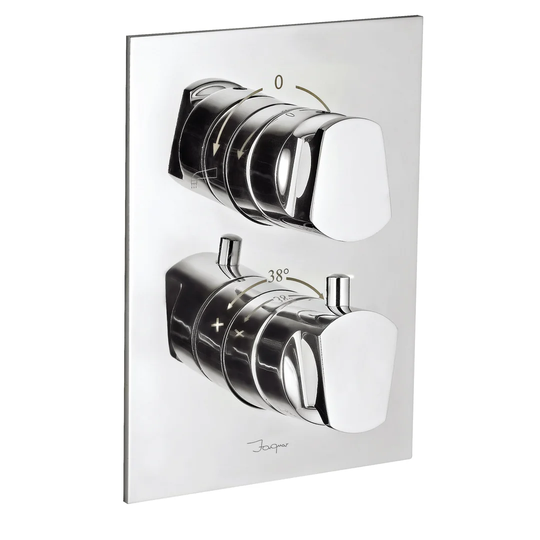 Aria Double Exposed Thermostatic Shower Valve
