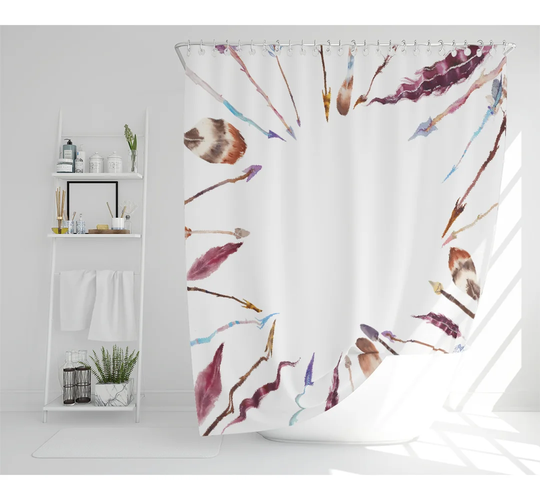 Dicha Polyester Shower Curtain Set