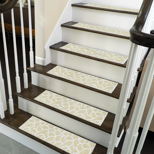 Stone Design Non-Slip Banana Cream Stair Tread