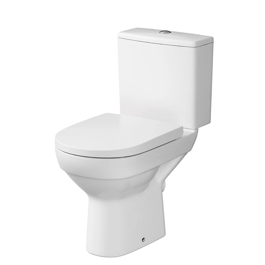 Compact City New Clean on Coupled Toilet with Dual Flush and Soft Close Seat