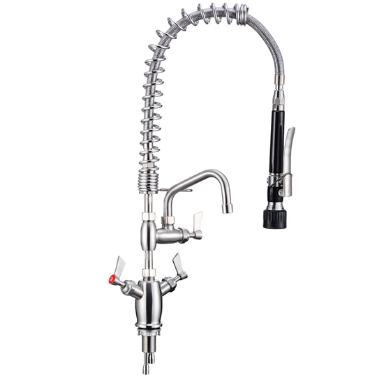 Udine Twin Lever Monobloc Tap