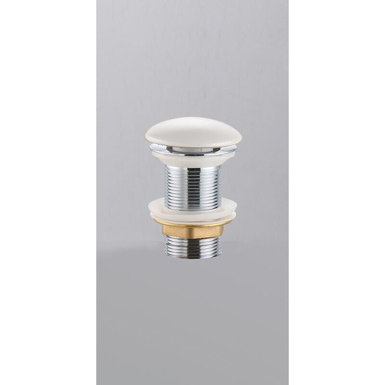 Swiss Aqua Technologies Infinitio 5/4" free-flowing drain without overflow for washbasins and basins,, matt white (PZATKAWHM)