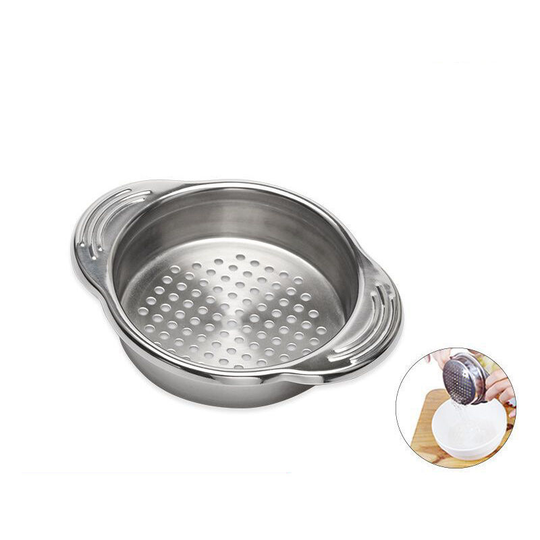 Tuna strainer press, food grade stainless steel tuna strainer for regular size and wide neck tuna