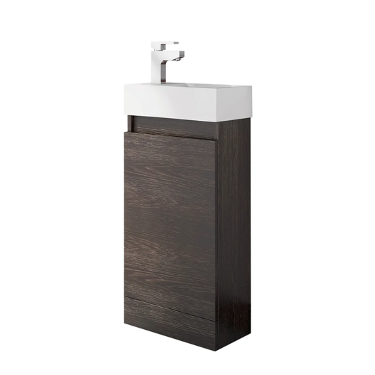 Milan 390mm Free-standing Cloakroom Vanity Unit