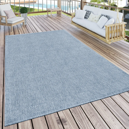 Wilmer Power Loom Blue Rug