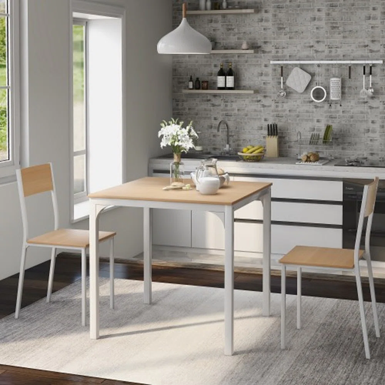 Dining Set with 2 Chairs