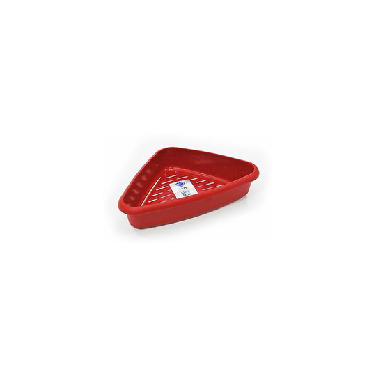 Plastic sink tidy - dish drainer - clean up - kitchen - bath - corner - red!!