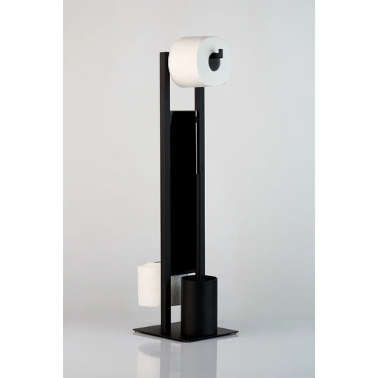 Rivalta Freestanding Toilet Roll & Brush Holder