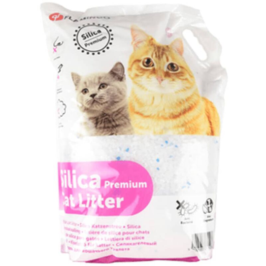 Cat Litter Silica Coarse Grains 10L Flamingo