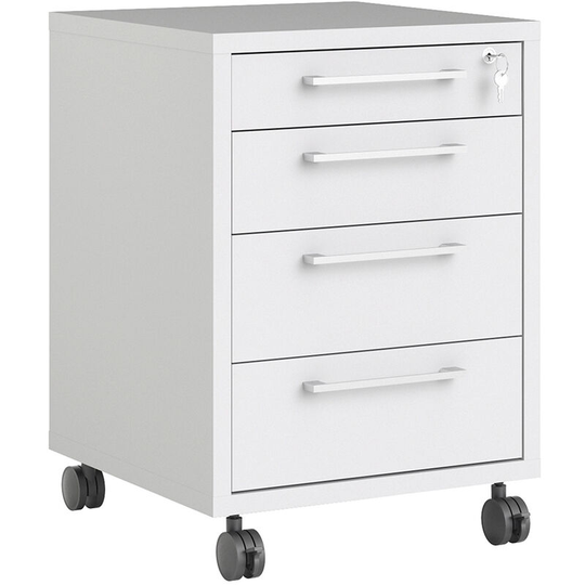 Prima Mobile cabinet in White
