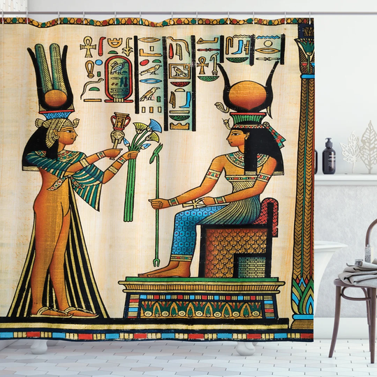 Berajeta Polyester Shower Curtain Set