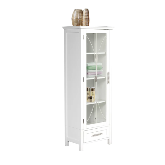 Emery 43.2Cm W x 123.2Cm H x 34.3Cm D Tall Bathroom Cabinet